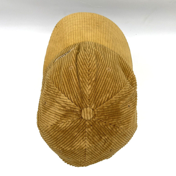Vintage 90s SMP Brown Corduroy Skate Surf Adjustable Snap Back Dad Hat USA Made main image 8